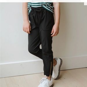 Albion Fit girls black joggers size 10